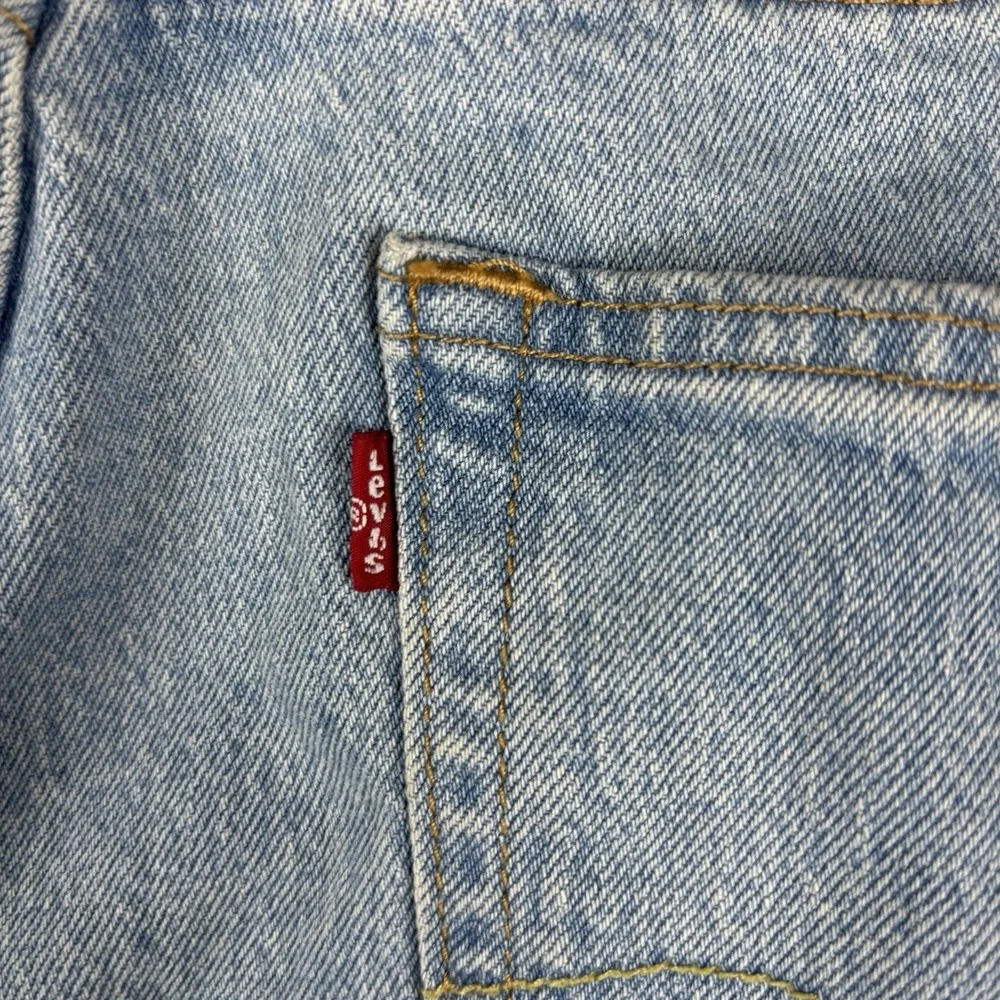 Levi's 505 Jeans Mens 34x34 Light Wash Straight Leg Faded Blue Denim‎ Classic